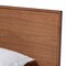 Baxton Studio Melora Mid-Century Modern Walnut Brown Finished Wood and Rattan Twin Size 4-Piece Bedroom Set 241-11178-11179-11298-11299-11300-ZORO - alternate 4